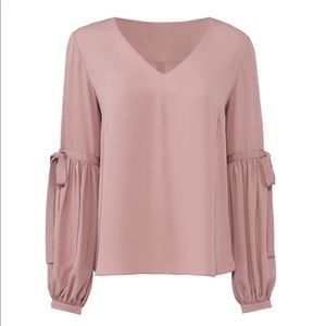 Amanda Uprichard pink blouse, size P